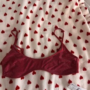 Red pacsun bikini top